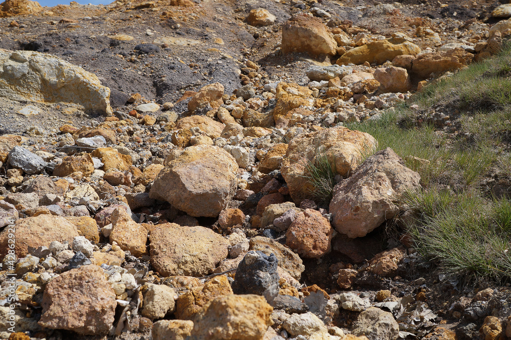 Sulfur quarry/cava di zolfo