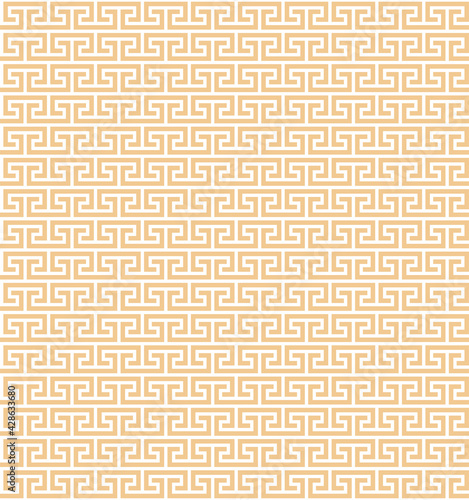 Greek key seamless pattern. Geometric meander. Abstract vector vintage background