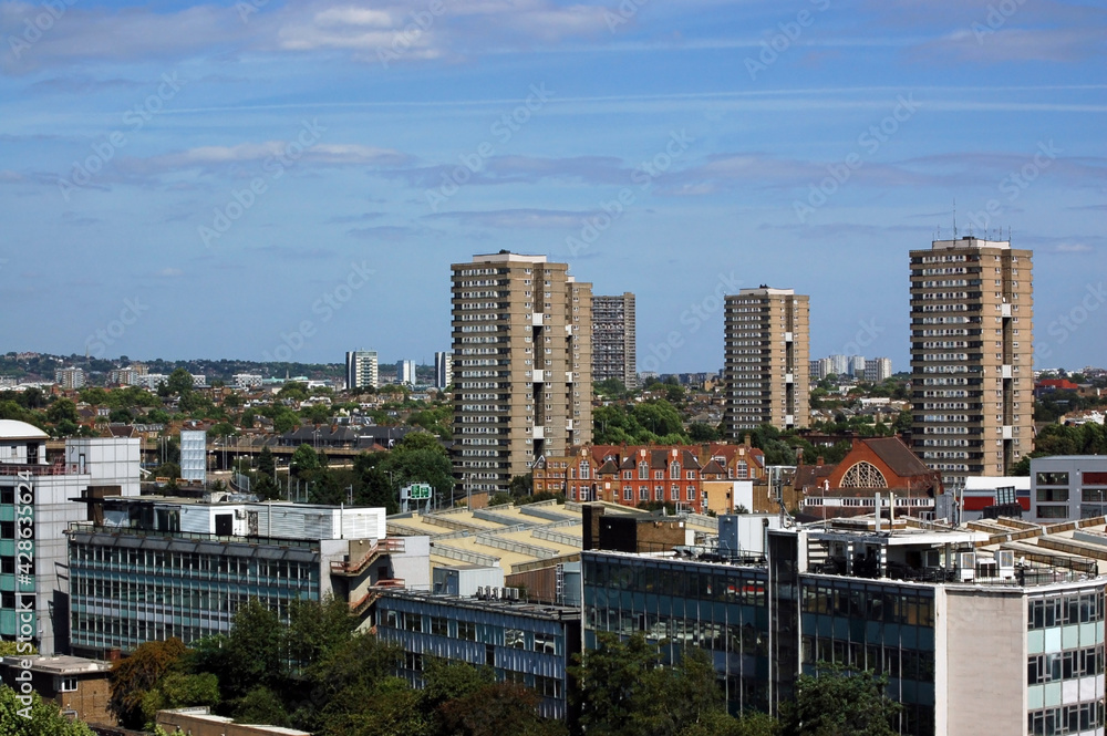 View across North West London