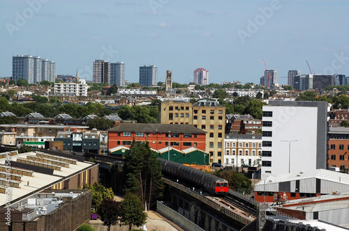 View across West London