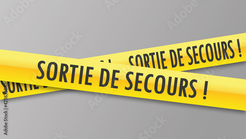 Logo sortie de secours.