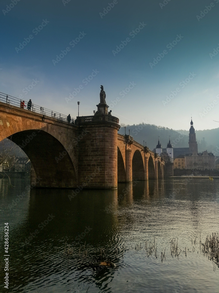 Naklejka premium charles bridge city