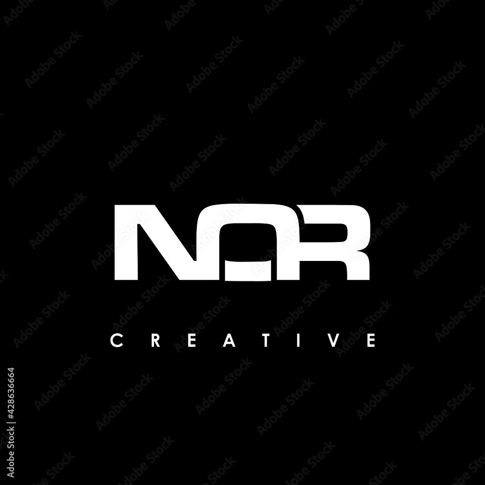 NOR Letter Initial Logo Design Template Vector Illustration NOR Letter Initial Logo Design Template Vector Illustration