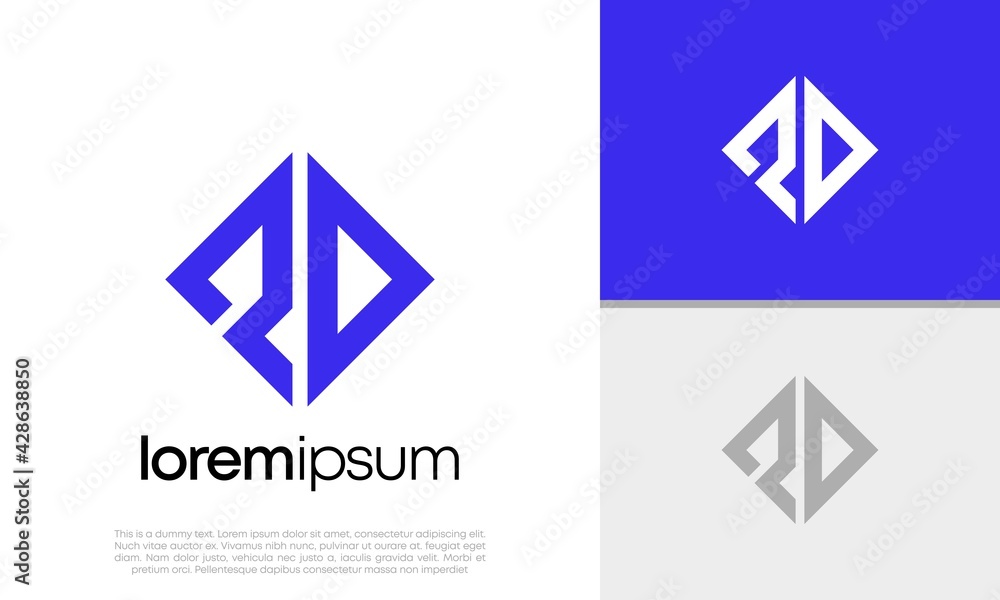 Initials PD logo design. Initial Letter Logo. Initials PD logo design. Initial Letter Logo.