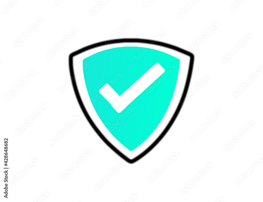 check mark icon on white background check mark icon on white background