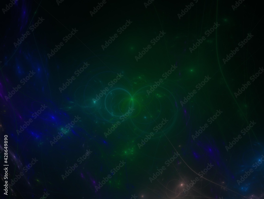 Fototapeta premium Imaginatory fractal background generated Image