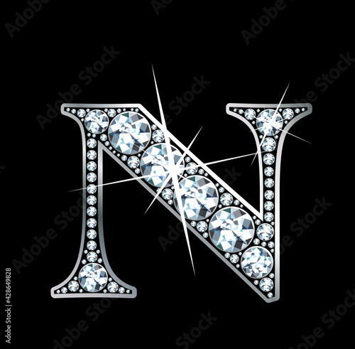 Diamond Bling Capital "N"