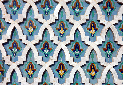 Traditional and handicraft zellige (tile) in Morocco