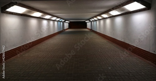 corridor in the dark