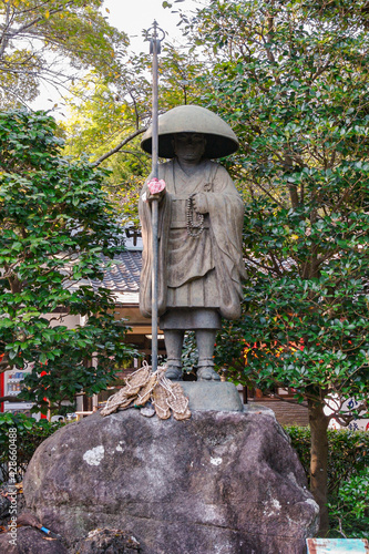 monk statue narita