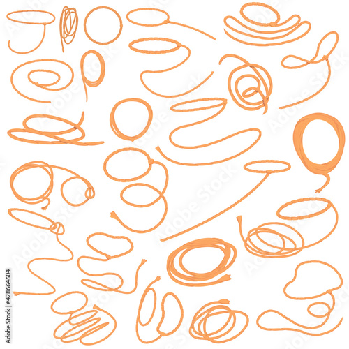 Lasso icons set. Cartoon set of lasso vector icons for web design