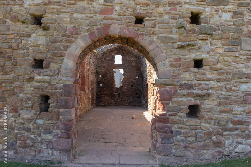 Haddington, Scotland, St Martin's Kirk entrance. The kirk’s story begins in the mid-late 1100s