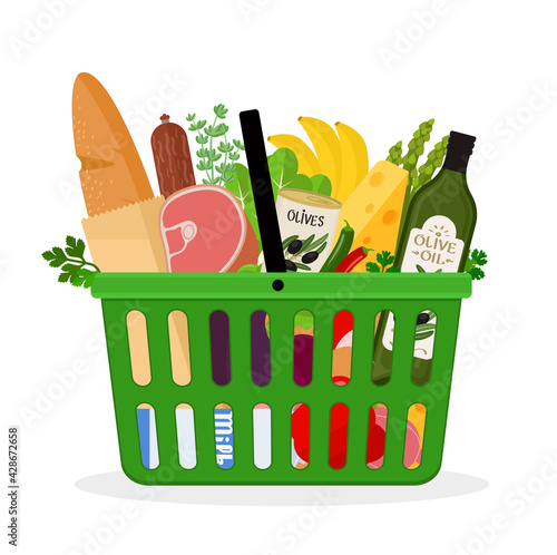 Fresh food in the the supermarket