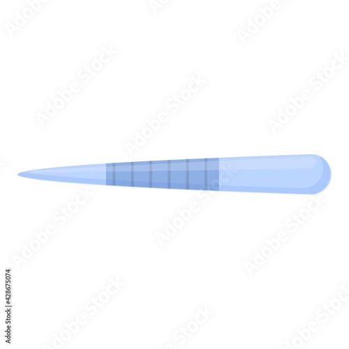 Steel tweezers icon. Cartoon of Steel tweezers vector icon for web design isolated on white background