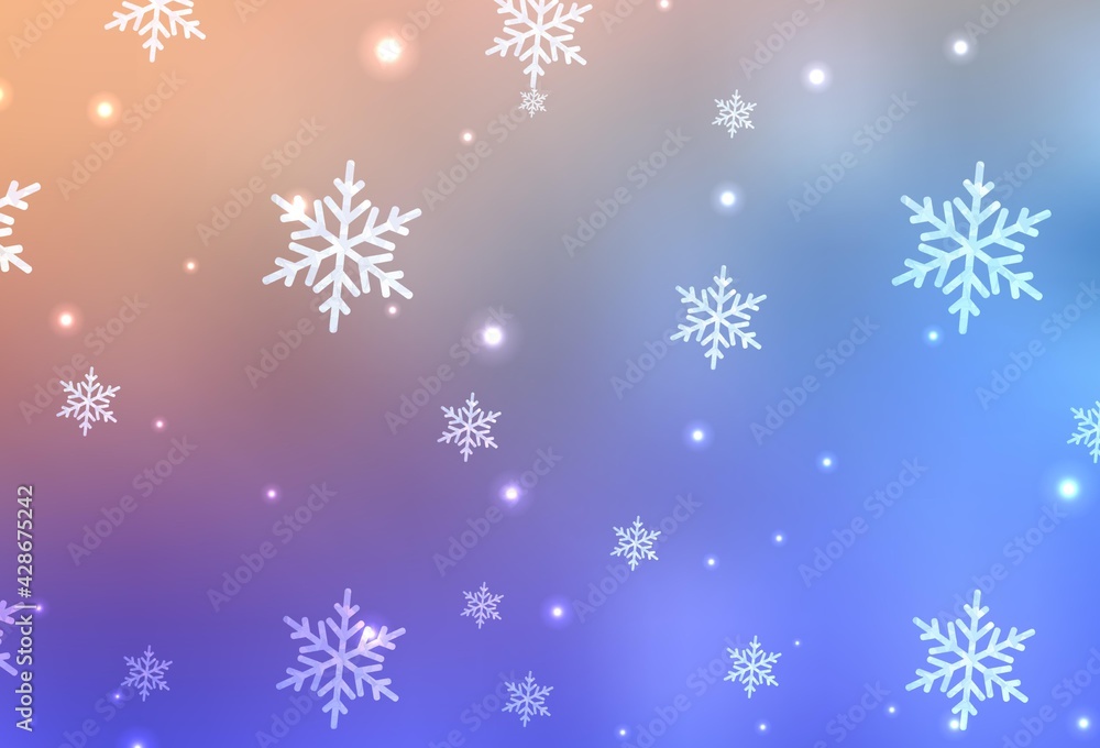 Light Blue, Yellow vector pattern in Christmas style. Light Blue, Yellow vector pattern in Christmas style.