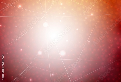 Dark Red, Yellow vector layout with flat lines.