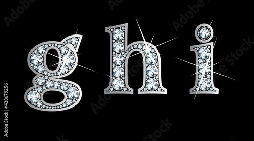 Diamond g, h and i in Lower Case