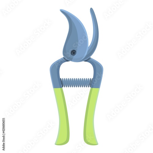Secateurs blade icon. Cartoon of Secateurs blade vector icon for web design isolated on white background