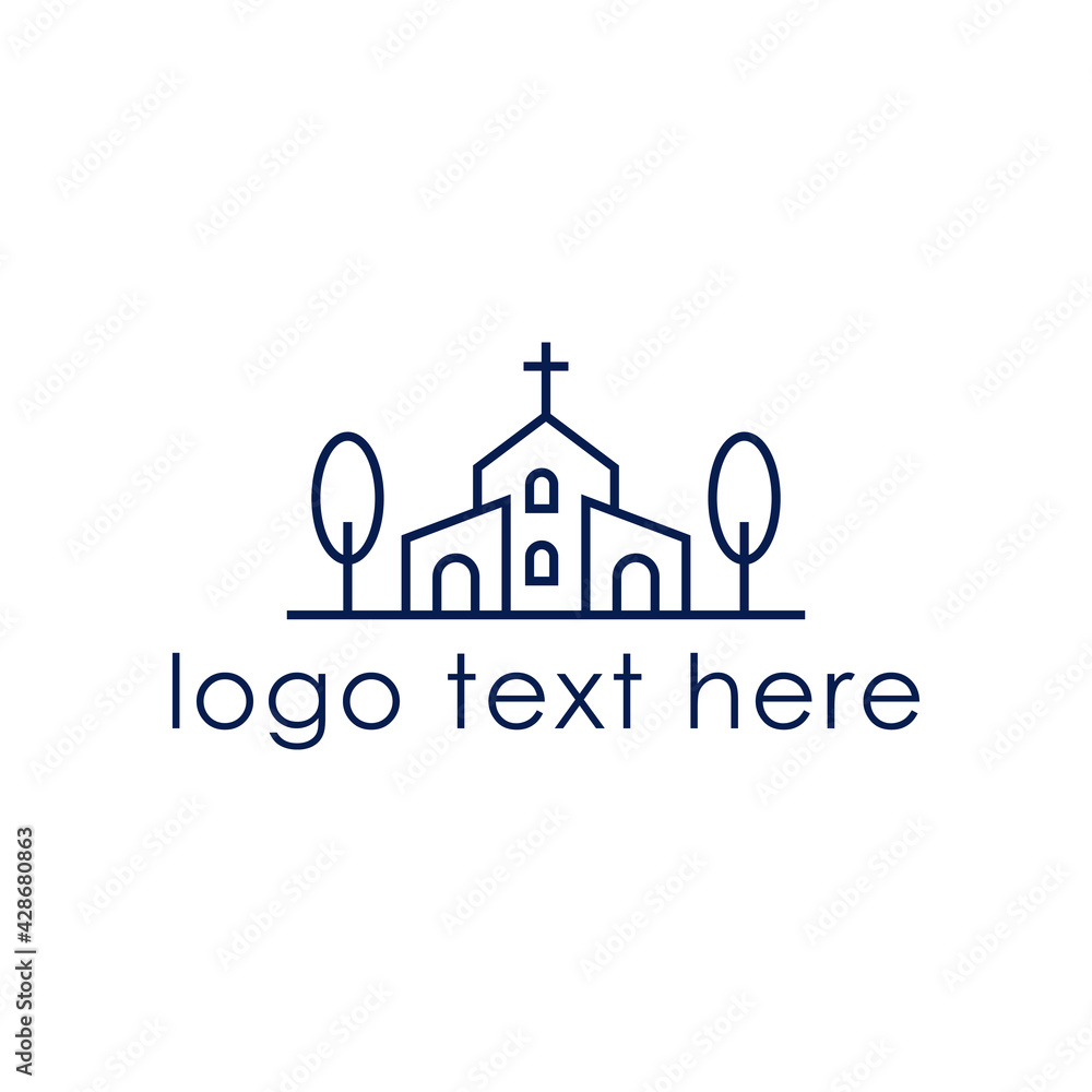 Religion & Church Logo design vector Religion & Church Logo design vector