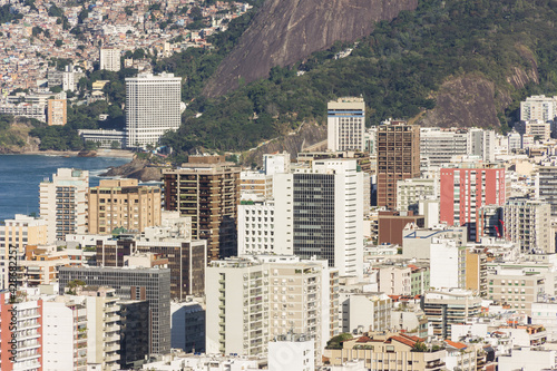 The neighborhood of Ipanema, seen from the top of Cantagalo Hill.