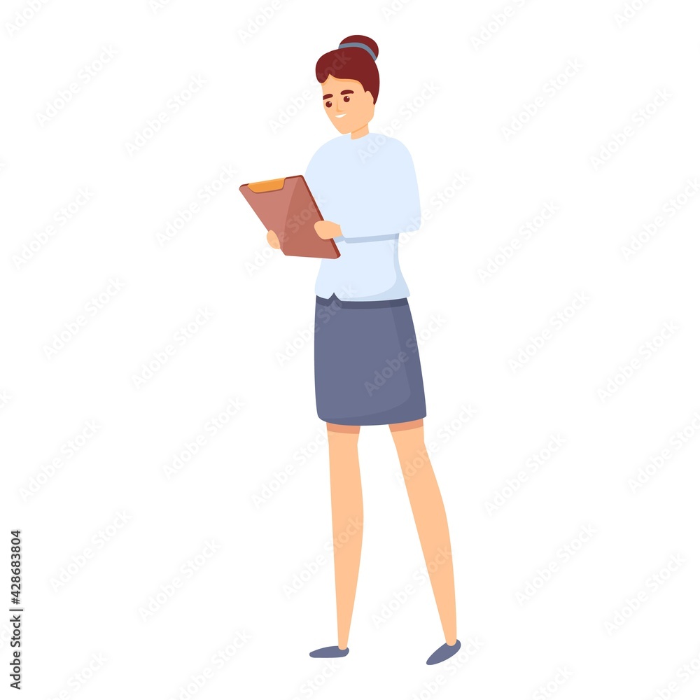 Check task schedule icon. Cartoon of Check task schedule vector icon for web design isolated on white background Check task schedule icon. Cartoon of Check task schedule vector icon for web design isolated on white background