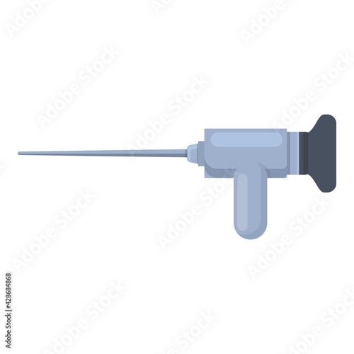 Gastric endoscope icon. Cartoon of Gastric endoscope vector icon for web design isolated on white background