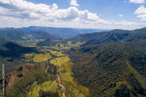 Urubici, Brazil. Aerial view. © JTav