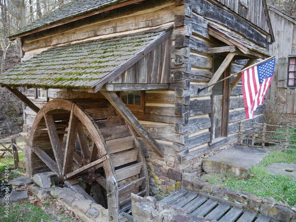 old mill on farm