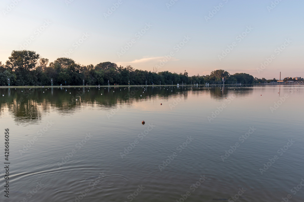 Rowing Venue in city of Plovdiv, Bulgaria