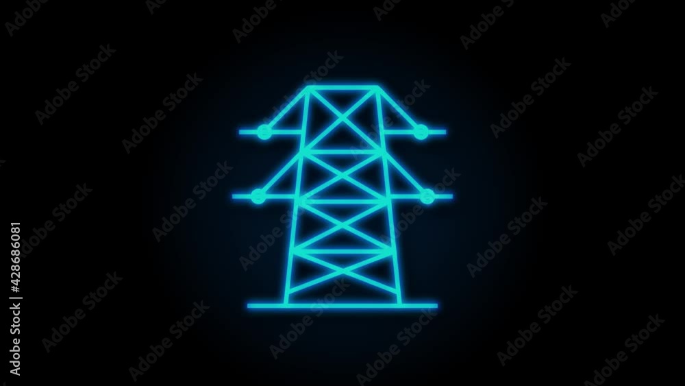 Set ecology, nature. Solar power. Save planet. Motion graphics.