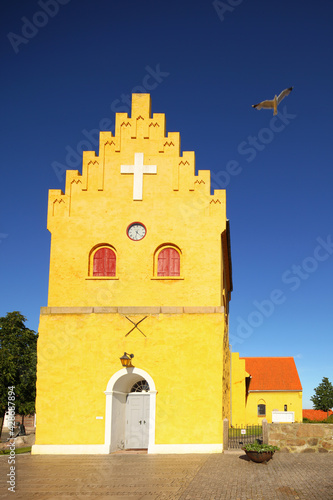 Old Church with bird photo