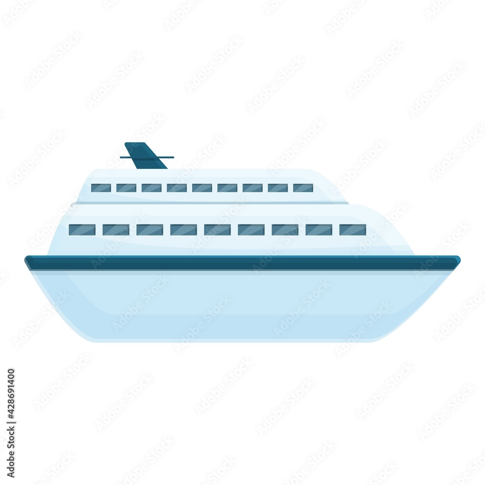Maritime ferry icon. Cartoon of Maritime ferry vector icon for web design isolated on white background