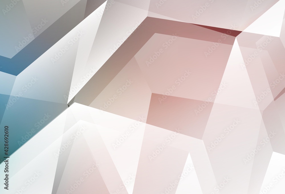 Light Pink, Green vector background with hexagons. Light Pink, Green vector background with hexagons.