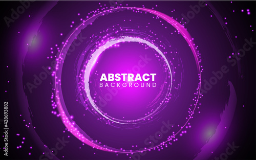 Abstract background with shining pink purple and black themes, perfect for any music cover or background theme