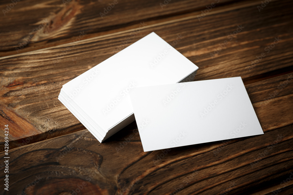 Business cards blank. Mockup on color background. Business cards blank. Mockup on color background.