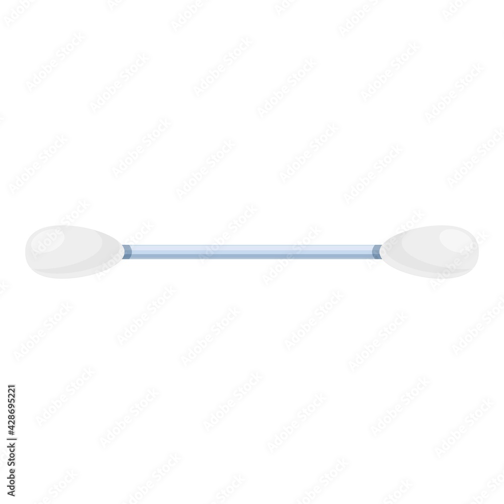 Covid test nose stick icon. Cartoon of Covid test nose stick vector icon for web design isolated on white background Covid test nose stick icon. Cartoon of Covid test nose stick vector icon for web design isolated on white background