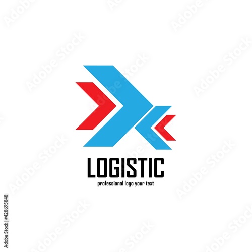 Free Download Logistic company vector logo. Arrow icon. Delivery icon. Arrow logo. Business logo. Arrow vector. Delivery service logo. Web, Digital, Marketing, Network icon. Technology icon.
 - GFXLoad
