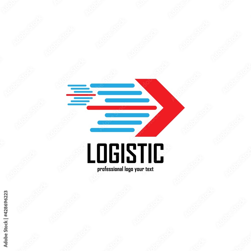 Logistic company vector logo. Arrow icon. Delivery icon. Arrow logo. Business logo. Arrow vector. Delivery service logo. Web, Digital, Marketing, Network icon. Technology icon.
