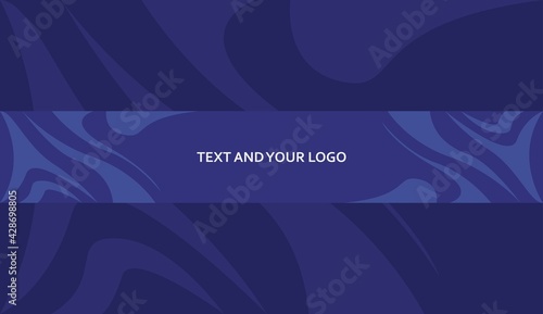 Abstract Blue Channel Banner Template for your channel