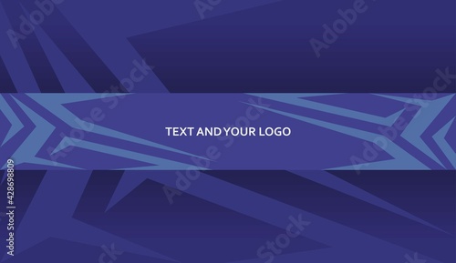 Abstract Blue Channel Banner Template for your channel
