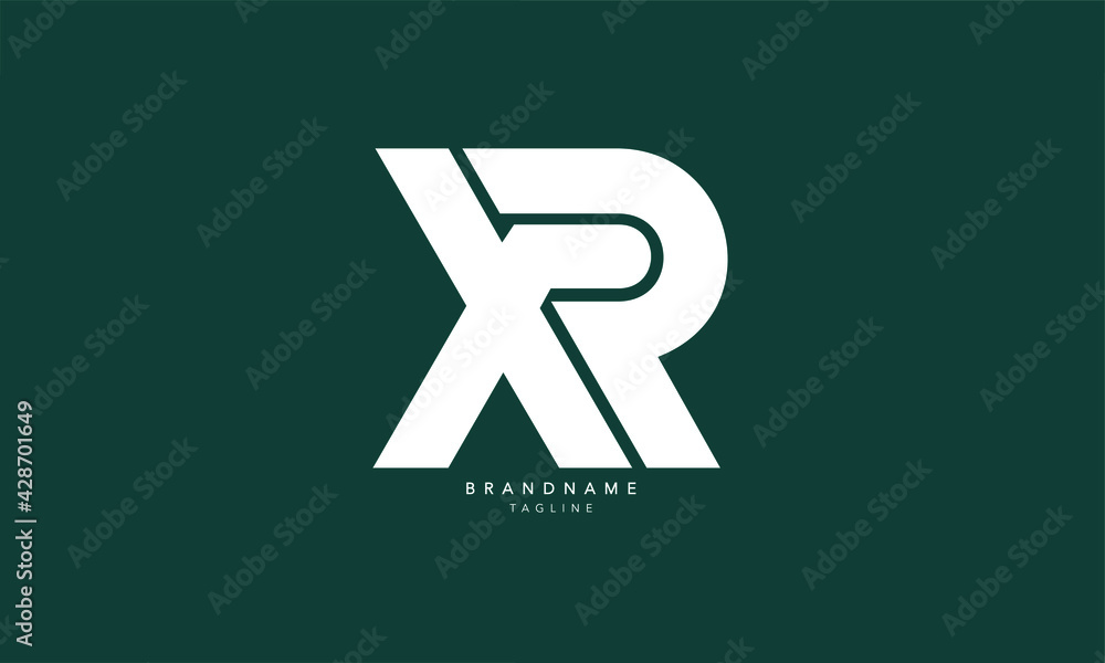 Alphabet letters Initials Monogram logo XR, RX, X and R Stock Vector ...