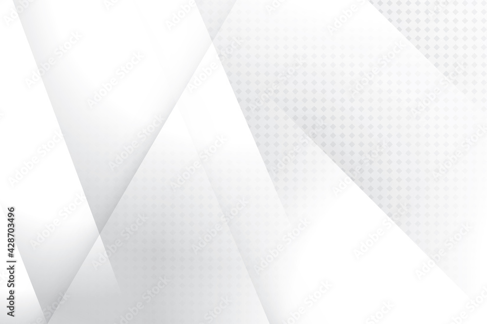 Abstract geometric white and gray color background wtih halftone effect. Vector illustration. Abstract geometric white and gray color background wtih halftone effect. Vector illustration.