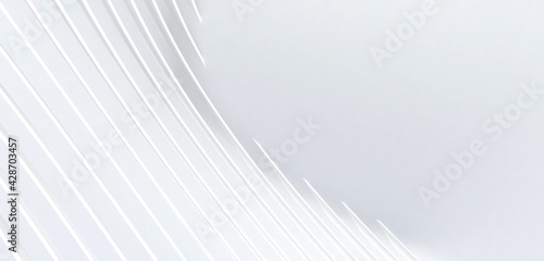 Abstract Background. White Geometric 3d illustration Graphic Design