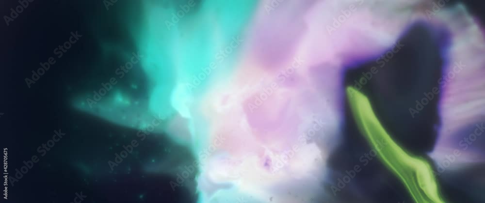 Macro Textures with Vibrant Neon Color Palette. Abstract Background Made with Oil Mixed with Teal and Purple Dye, Ink, and Paint. Macro Textures with Vibrant Neon Color Palette. Abstract Background Made with Oil Mixed with Teal and Purple Dye, Ink, and Paint.