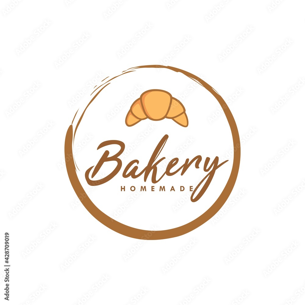 Bakery Logo, Sweet Bakery Logo, Simple Bakery Logo Vector Template