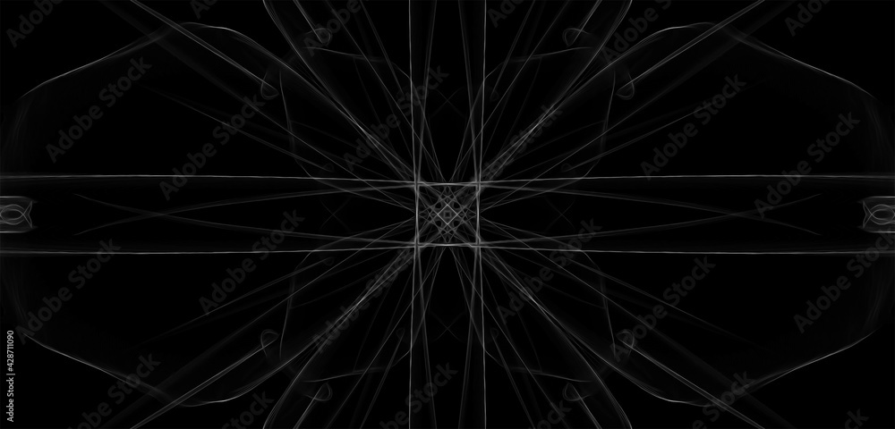 Fototapeta premium Cool science fiction abstract line background pattern