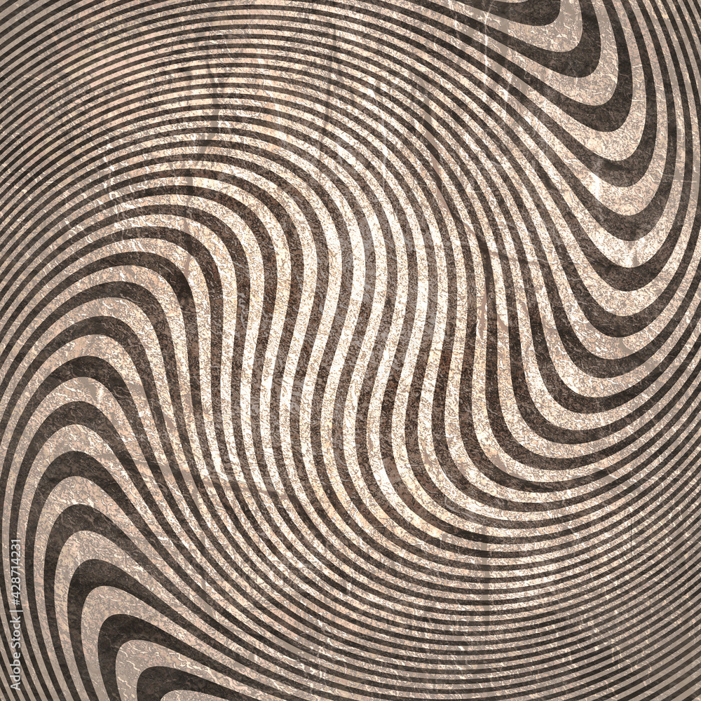Fototapeta premium Lines and curves. Stone material grunge texture