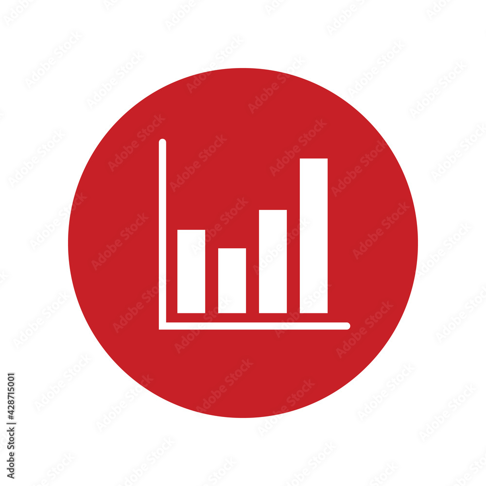 Chart icon vector graphic illustration Chart icon vector graphic illustration