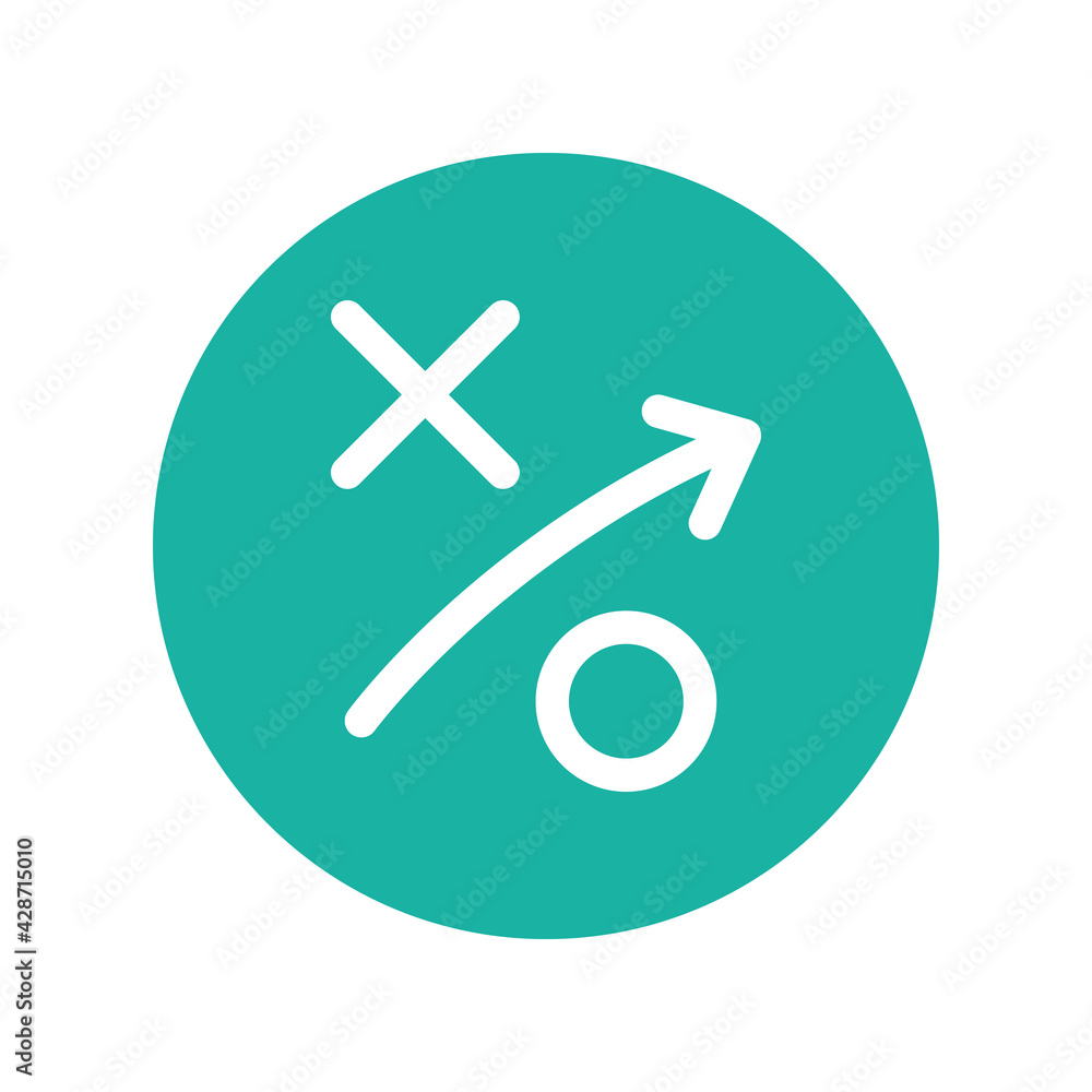 Strategy icon vector graphic illustration Strategy icon vector graphic illustration