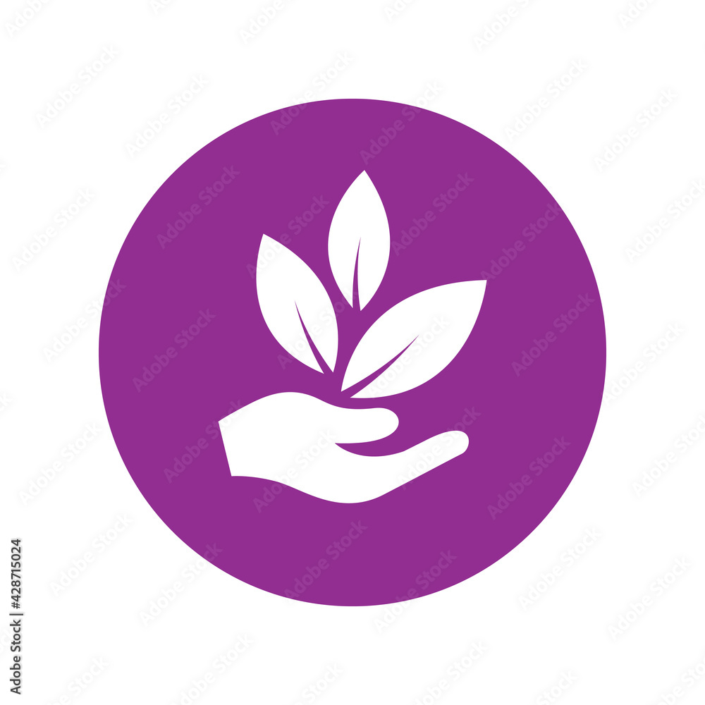 Nature ecology icon vector graphic illustration Nature ecology icon vector graphic illustration